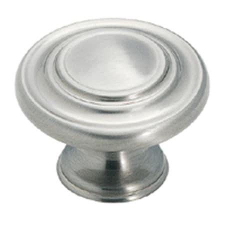 Hd Amerock Inspirations 1.38 in. Cabinet Knob- 3-Ring Design- Satin Chrome A01586 G10